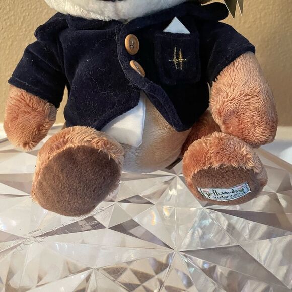 Harrods Hedgerow Velvet Jacket Fox Plush Vintage NWT - Picture 5 of 14